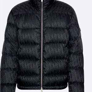 Dior Black Monogram Puffer Jacket